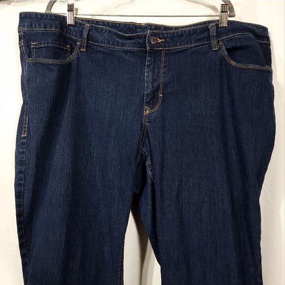 Old Navy Plus Jeans Boot Cut Dark Wash Denim Size 24 Regular  - Picture 3 of 8